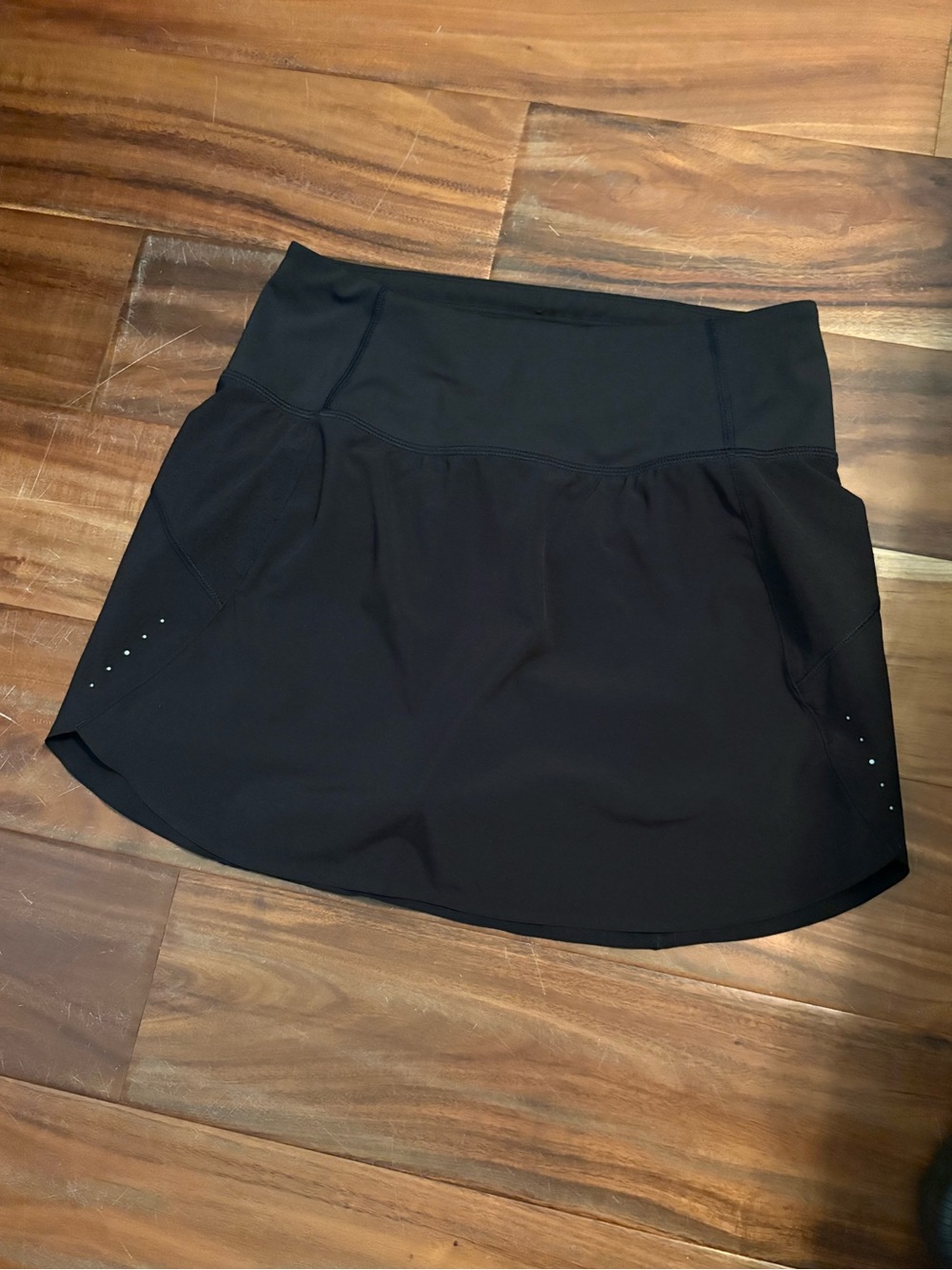 Athleta Run With It Skort Black Athletic Running Tennis Golf Skirt XXS (407)
